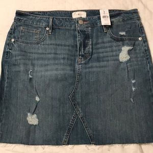 Lou and Grey size 14 denim skirt NWT